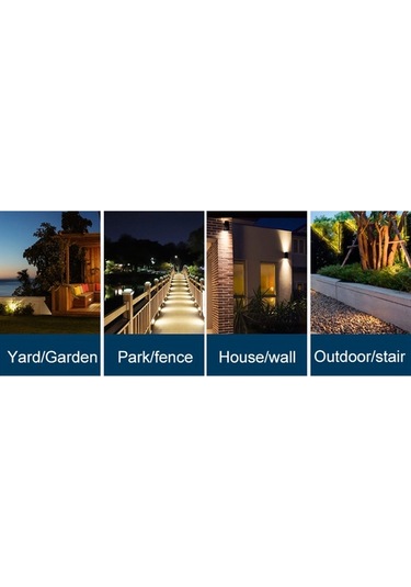 Pazly 2 Adet Yukarı Aşağı Güneşli Duvar Işıkları Sıcak Beyaz/beyaz Renk Diğer Diğer