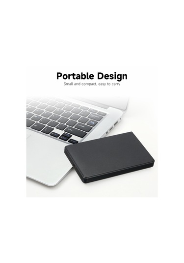 Geeroyoo 120gb Usb 2.0 Taşınabilir Harici Hdd - Hızlı Transfer, Büyük Kapasite, Darbe Korumalı, Tak&çalıştır, Siyah Jzr-gy