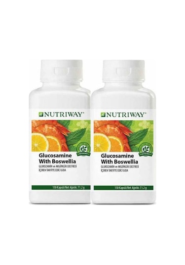 Amway Nutriway Glucosamine With Boswellia 150 Kapsül Ikili Al Ucu