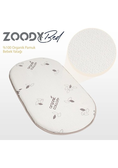 Kiwi Zoody %100 Doğal Pamuklu Bebek Yatağı