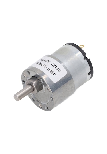 Jeemson 12v Dc Halka Kodlu Azaltıcı Motor - 200rpm Hız Ölçüm, Robot/öncelikli Aletler İçin Sabit Aktarım Ve Yük Kapasitesi