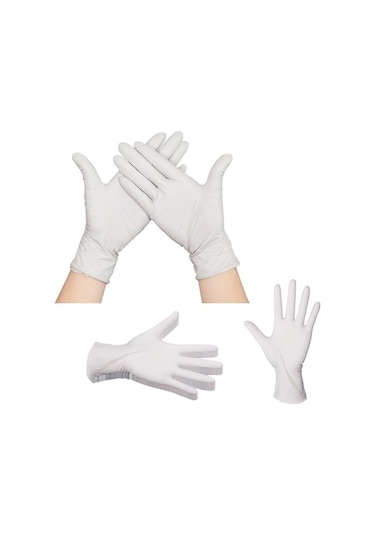 Trendooze Suntek 10 Adet Güçlü Nitril Eldiven, Evcil Hayvan Bakım İçin Pudrasız