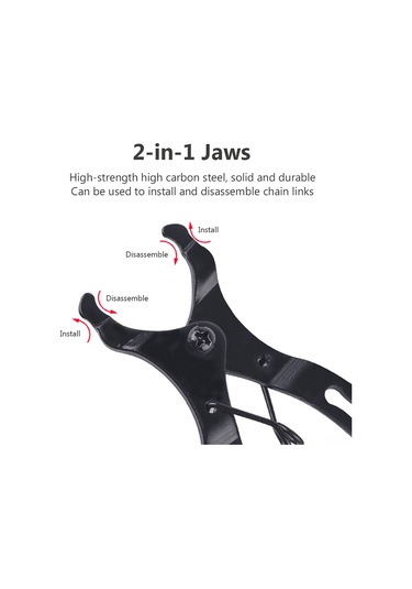 Dianziye Bisiklet Zinciri Açma-kurma Aracı Seti: Zincir Pensi + Zincir Kırıcı - Dağ Bisikleti Ve Yol Bisikletleri İçin Çelik Malzeme