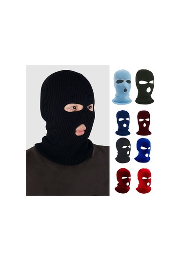 Geeksen Kış Outdoor Sporlar İçin Isınabilir Yüz Maskesi - Tri-kaçıklı, Nefes Alabilir, Bisiklet/skayak Kullanıma Uygun Mavi Gök Mavisi