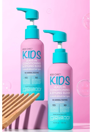 Giovanni Eco Chic Kids Durulanmayan Şekillendirici Çocuk Saç Bakım Kremi 133ml