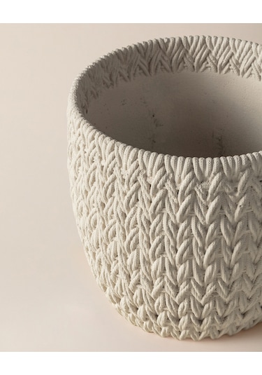 Madame Coco Dolly Saksı - Ekru - 16 Cm 8684427125205 Diğer