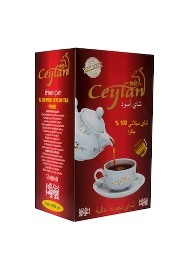 Ceylan Tea İthal Seylan Sri Lanka Ceylon Siyah Yaprak Kaçak Çay 800 G