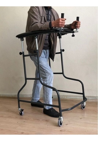 Medikaltec Haraketli Yürüme Cihazı Yetişkin Aksillar Destekli Walker