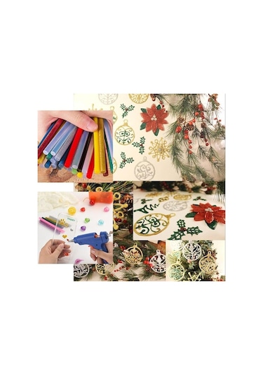 Mühür Mumu Çubuk Sıcak Tutkal 7Mm X 10Cm 12 Li Siyah Renk