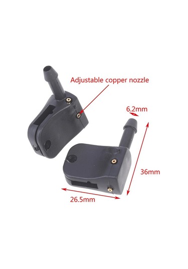 jmsstore Vito W638 Sprinter İçin 2 Adet Araba Yıkama Memesi Püskürtme Jeti Silecek Koluna Monte Edildi