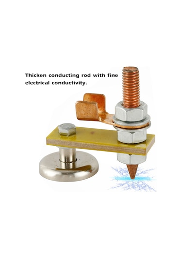 Folinda Otomatik Tamir Magnetik Toprak Klipsi - Bakır Konstrüksiyon Kaynak Cihazı, 3kg Tutucu Gücü, Demir Blok Sabitleyici