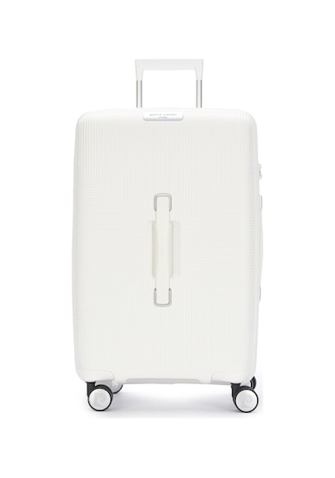 Pierre Cardin Unisex Orta Boy Valiz 04pc7080-02-by Beyaz