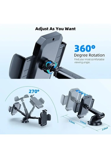 Dongjing Yerçekimi Araç Telefonu Tutucu Montaj Standı Hava Firar 1 Adet