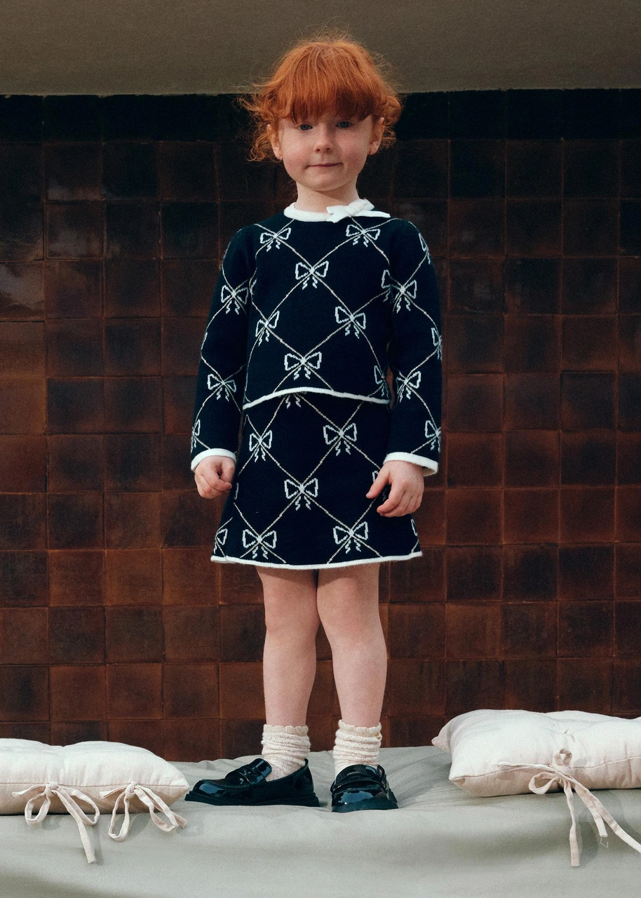 Mayoral Abel&lula Kız Çocuk Triko Etek Takım Siyah