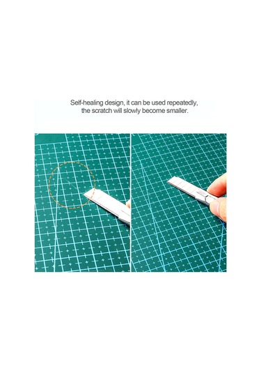 Yaleker Yeşil Pvc Kesim Tahtası A3 45x30cm - Sanayi Ve El İşleri İçin Dayanıklı Kırık Ve Çizik Önleyici Tahta Yeşil