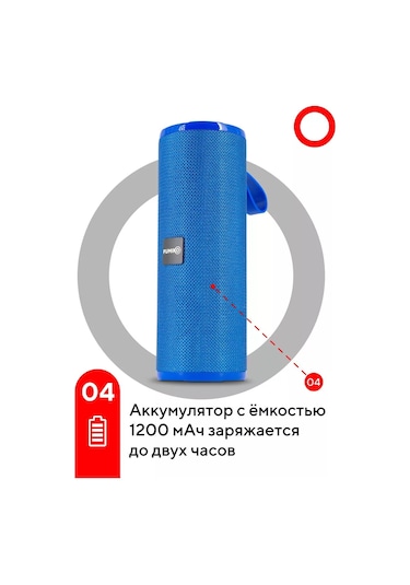 Fumıko Official Store Fumıko Harp Mavi Taşınabilir Hoparlör 198635481