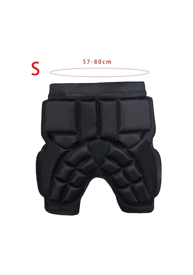 Homyl Kalça Koruma Yastığı Yastıklı Koruyucu Kayak Bmx S Siyah