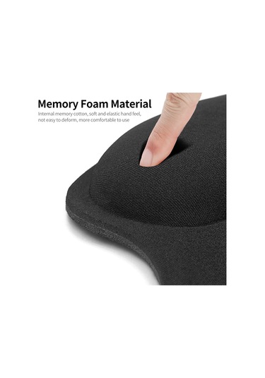 Ruicoo Yumuşak Hafızalı Köpük Bilek Destekli Mouse Pad - Kaymaz Taban, Hassas Kontrol, Çeşitli Renkler, Ofis & Oyun İçin