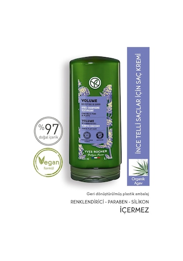 Yves Rocher Volume İnce Telli Saçlar İçin Hacimlendirici Şampuan 300 ML + Saç Kremi 200 ML