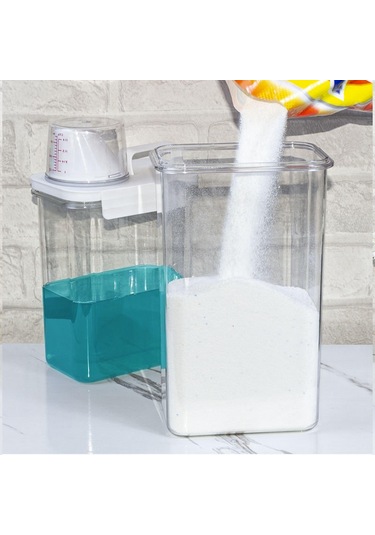 Suntek Çamaşır Tozu Konteynerleri Tuvalet Için Berrak 1800ml 1800ml Diğer