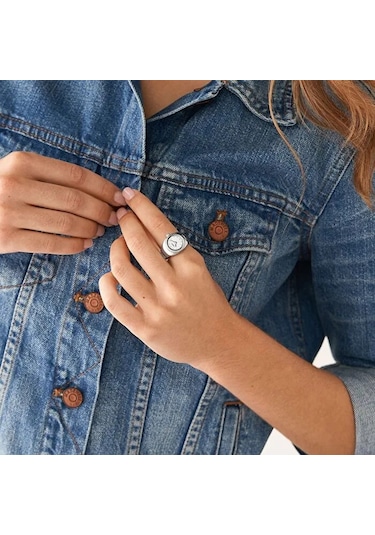 Fossil FES5245 Kadın Yüzük Saat Metalik