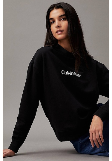 Calvin Klein Kadın Sweatshirt-k20k205450 Siyah