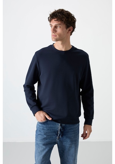 Tommy Life Lacivert Basic O Yaka Rahat Form Erkek Sweatshirt - 88053 Lacivert Tommy Life Lacivert Basic O Yaka Rahat Form Erkek Sweatshirt - 88053 Lacivert