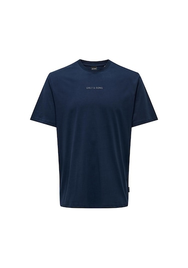 Only & Sons Erkek T Shirt 22028147 Lacivert Lacivert Only & Sons Erkek T Shirt 22028147 Lacivert Lacivert