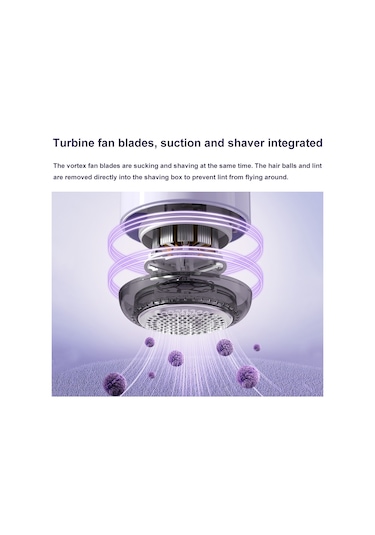 Sones Elektrikli Saç Topu Düzeltici Ev Tipi Saç Alma Topu Aleti Tıraş Makinesi, Renk: Şarjlı-mor