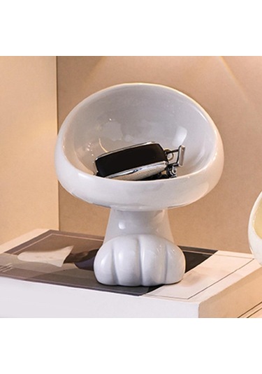 Homyl Çeşitli Eşyalar Konteyner Kedi Pençesi Heykelcik Küçük