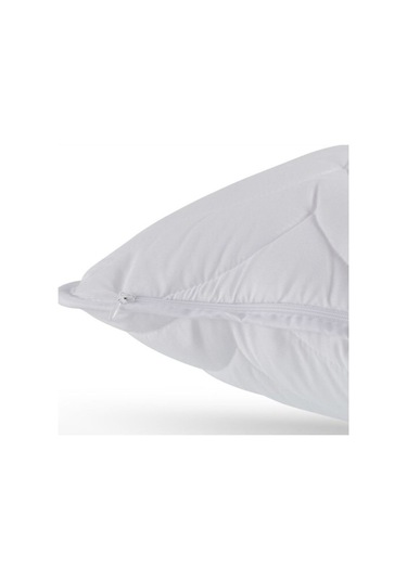 6'Lı Kapitoneli Yastık Koruyucu %100 Pamuk Fermuarlı Kapitone