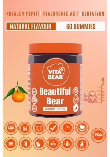 Vıta Bear Beautiful Bear 60 Kapsül Gummies
