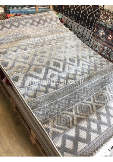 Toprak Halı Crafter 36734 Gri