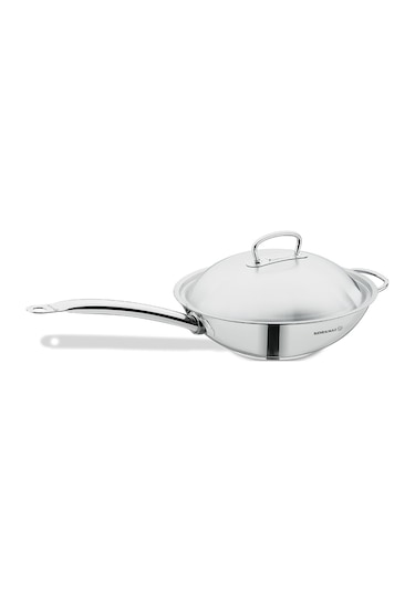 Korkmaz Proline Yardımcı Saplı 32x9 CM Wok Tava