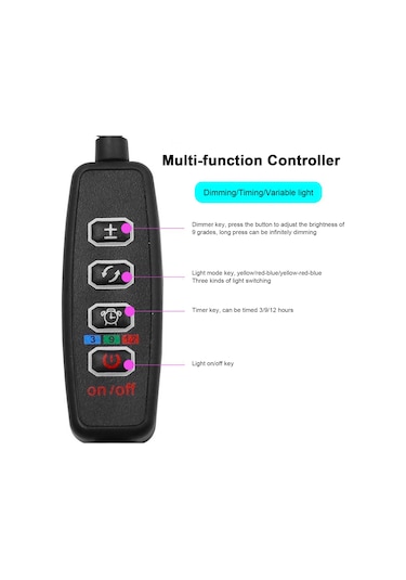 L6578-3 Klipsli Bitki Çiçek Etli Büyümek Işık Usb Tam Spektrum Çok Renkli Diğer