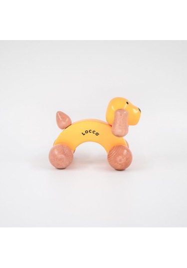 Ahşap Köpek Sarı