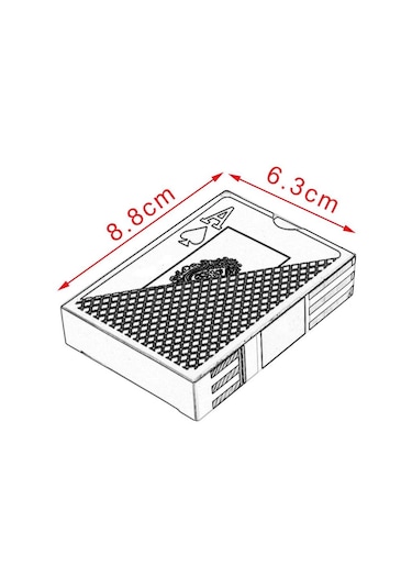 Mavi Poker Kartı Seti Su Geçirmez Dayanıklı Pvc Fırçalama Plastik Oyun Kartları Yenilik Bq