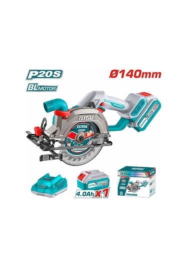 Total TSLI14021 20 V 4.0 Ah Akülü Daire Testere 140 MM