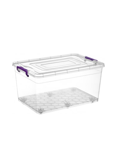 Plastik Tekerlekli Saklama Kabı 70 Litre