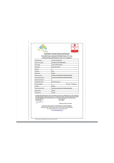 OG natural Organik Bebek Bisküvisi 300 gr  6 Ay