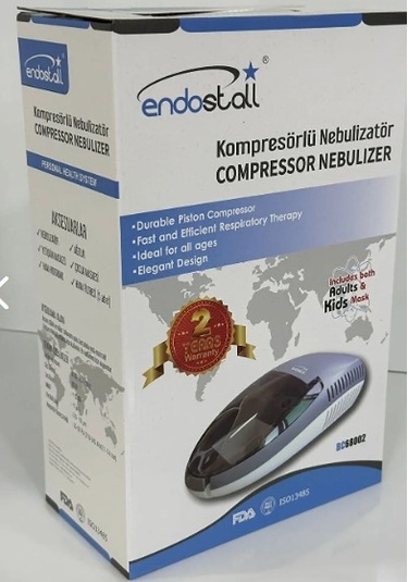 Endostall Kompresörlü Kapaklı Nebülizatör
