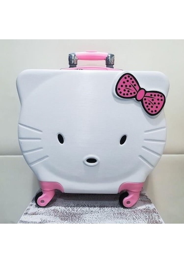Protocol London Hello Kitty Pembe Çocuk Valizi - Pembe / Beyaz / Sarı 001