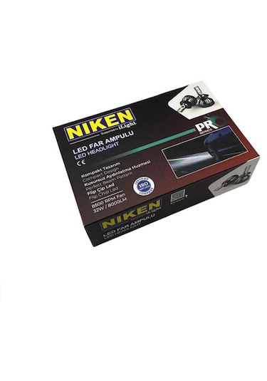 Nıken 12v H7 Csp Led Xenon Far Ampul Seti 6500k 8000 Lümen