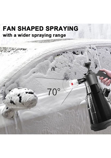 Padalink 2.3l Manuel Basınçlı Köpük Spreycisi, 2 Uçlu Ayna Araç Temizleme Ve Bitki Sulama, Ev Ve Araç İçin Yüksek Basınçlı Polypropilen Sprayer B Tipi