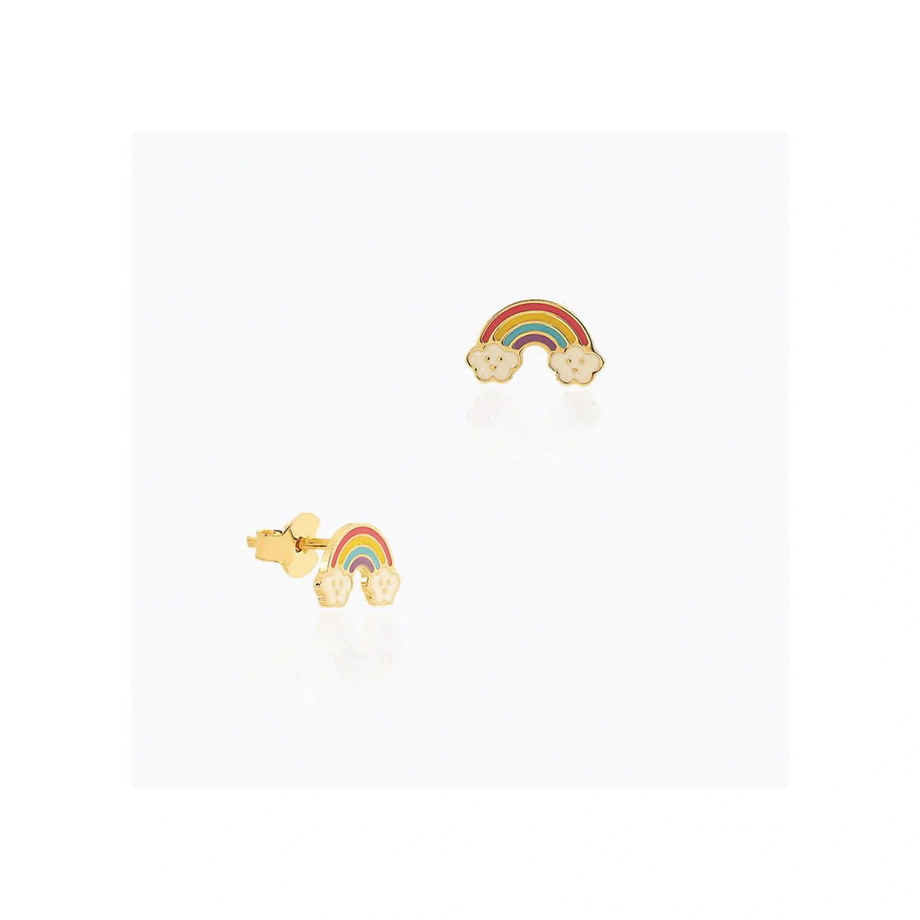 Rainbow Vidalı Çocuk Küpesi 11487048