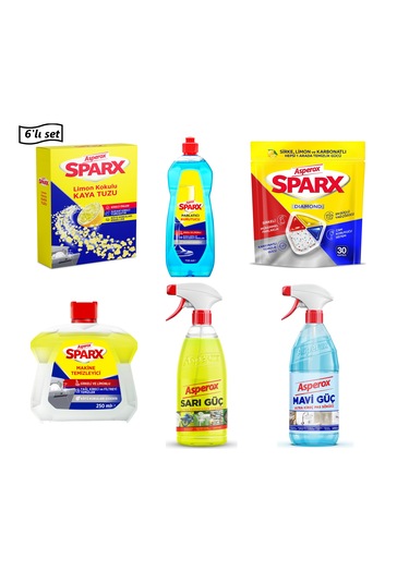 Asperox Bulaşık Makinesi için Set 6'lı
