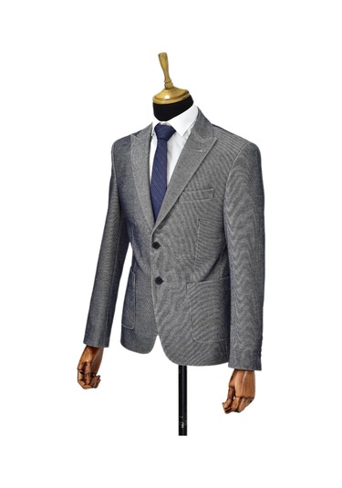 Erkek Tek Spor Ceket Çift Yırtmaçlı Bgl-st04512 Antrasit