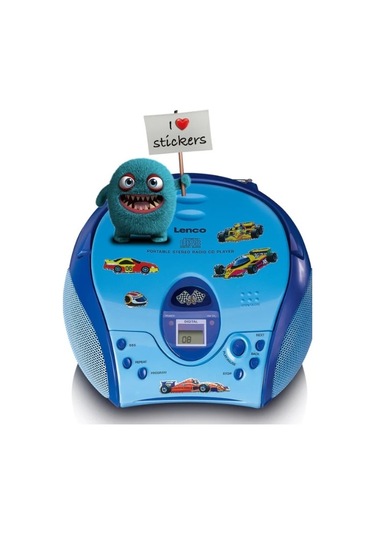 Lenco Scd-24bu Kids - Cd Çalarlı Taşınabilir Stereo Fm Radyo - Mavi