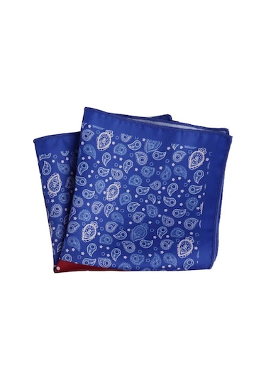 Omark Cotton İpek Mendil No4 Mavi