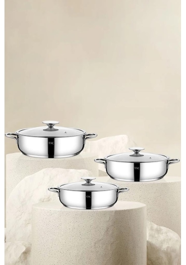 Taç Bengü Pro 6 Parça Çelik Sahan Seti 16-18-20 -8094